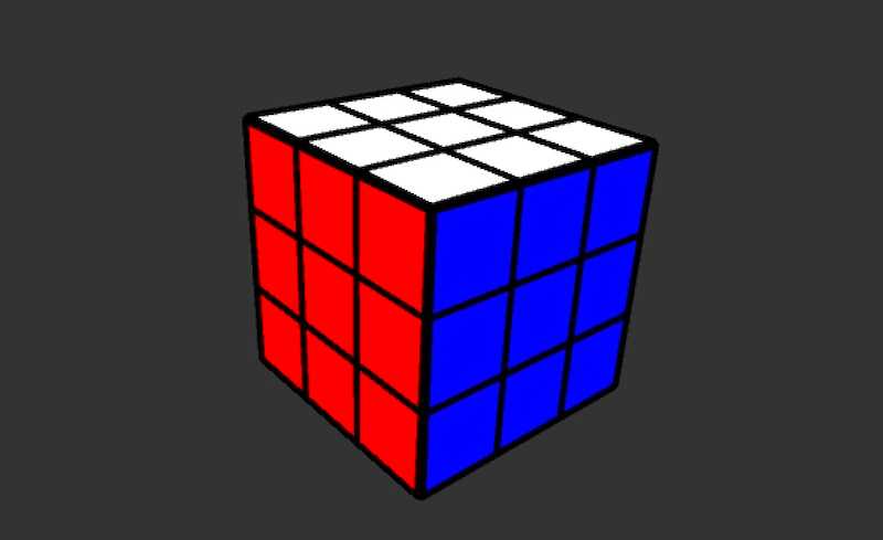 Rubic's Cube using Processing3