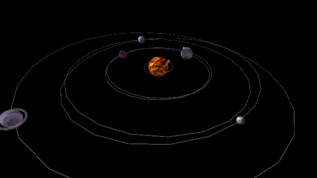 Simple 3D Solar System