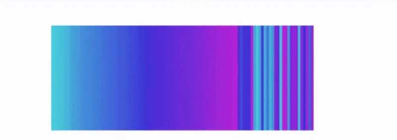 Sorting Algorithms visualized as a Spectrum