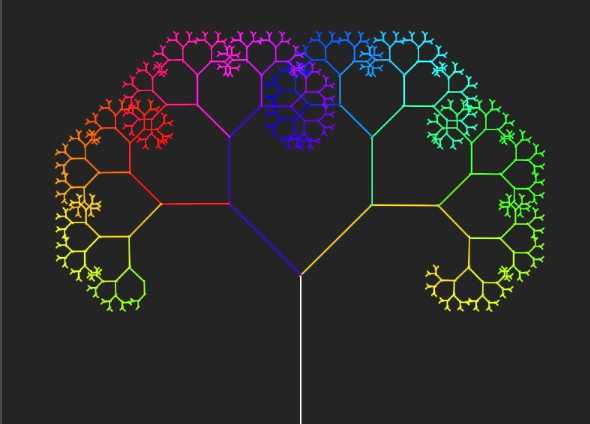 Animated Fractal Trees with Generator Functions