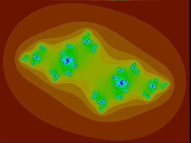 Julia set with Mandelbrot map in p5.js