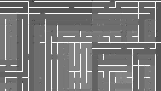 Maze Generator Recursive division method