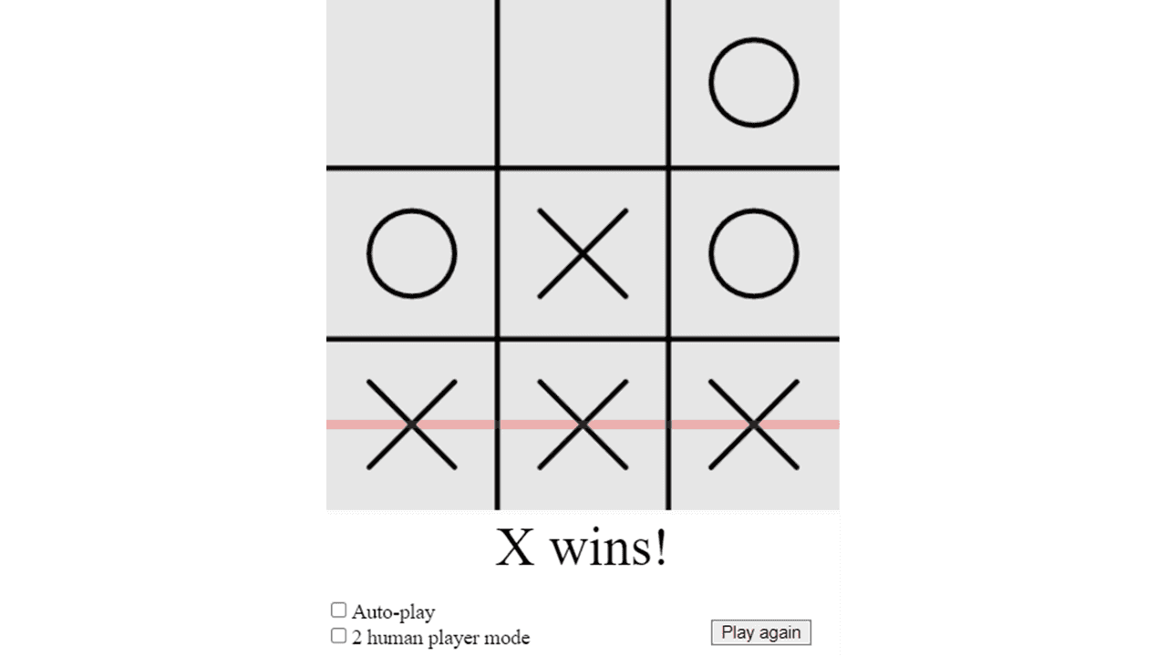 TicTacToe with options